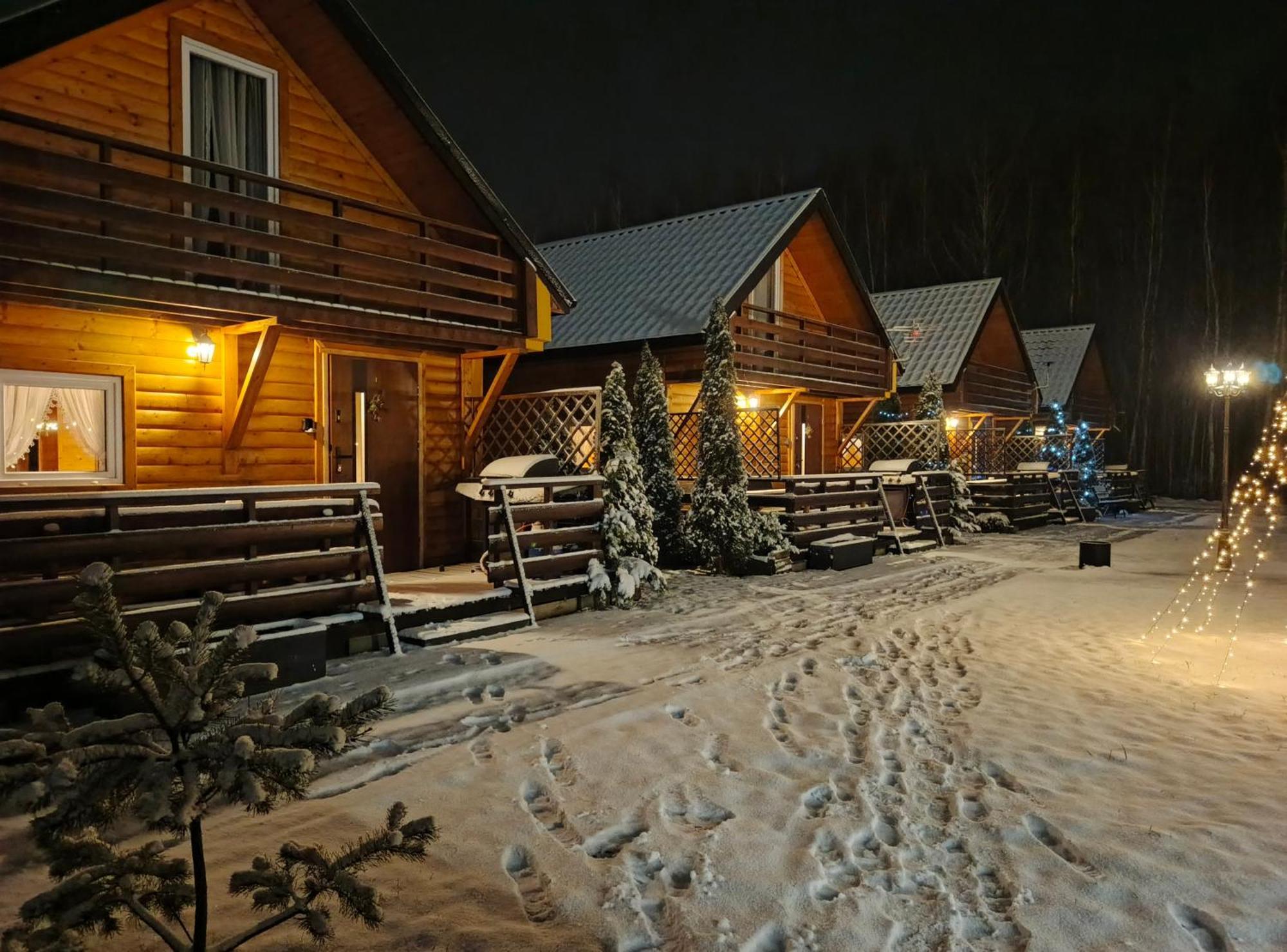 Grabska Osada Apartamenty - 100M Od Suntago Park-Domki Ogrzewane Caloroczne Mszczonow Exterior photo